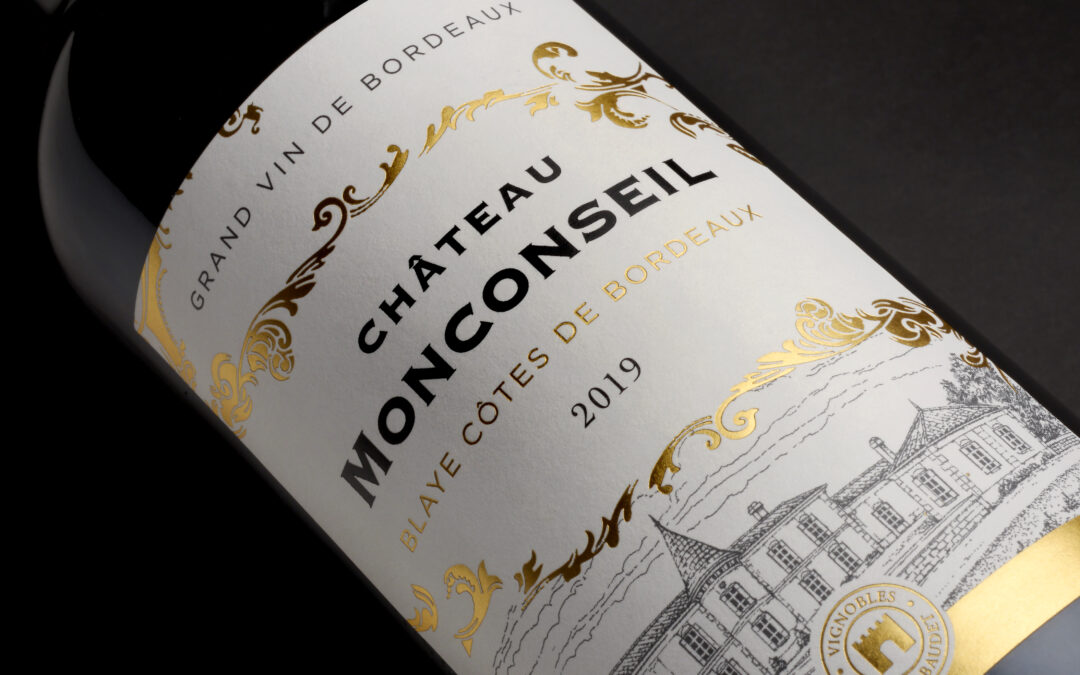 Un nouveau relooking pour notre client Les Vignobles Baudet pour le Château Monconseil.
