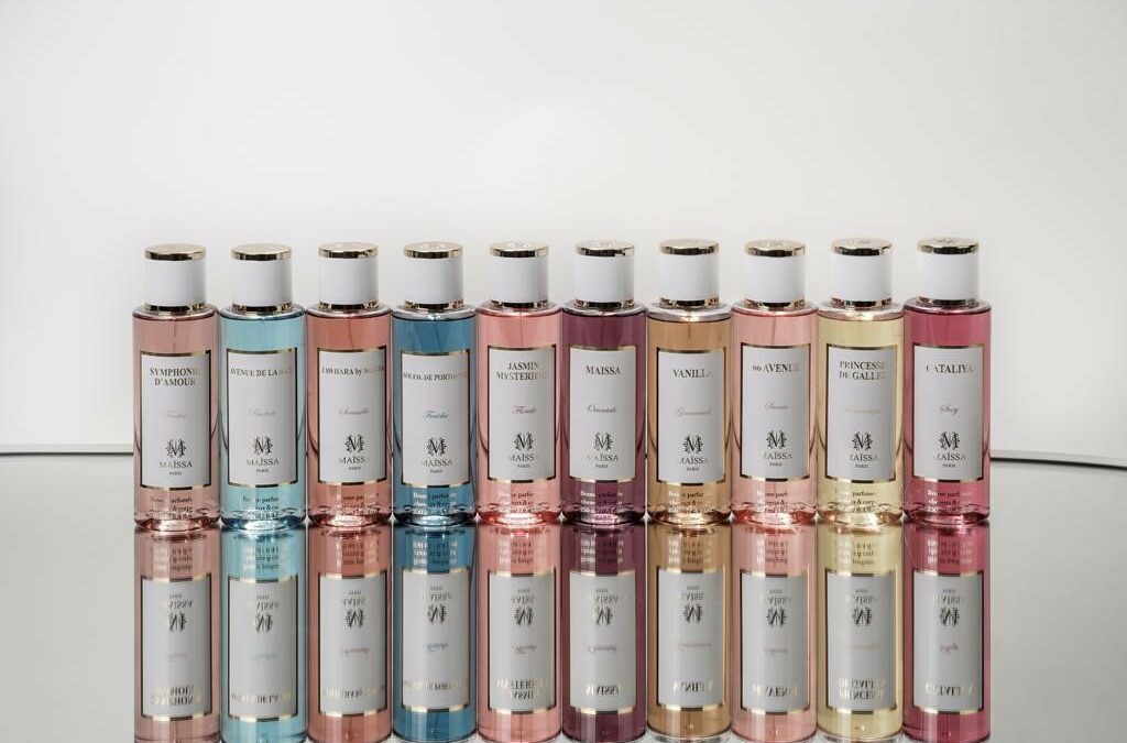 10 étiquettes pour les brumes parfumées de la maison Maïssa