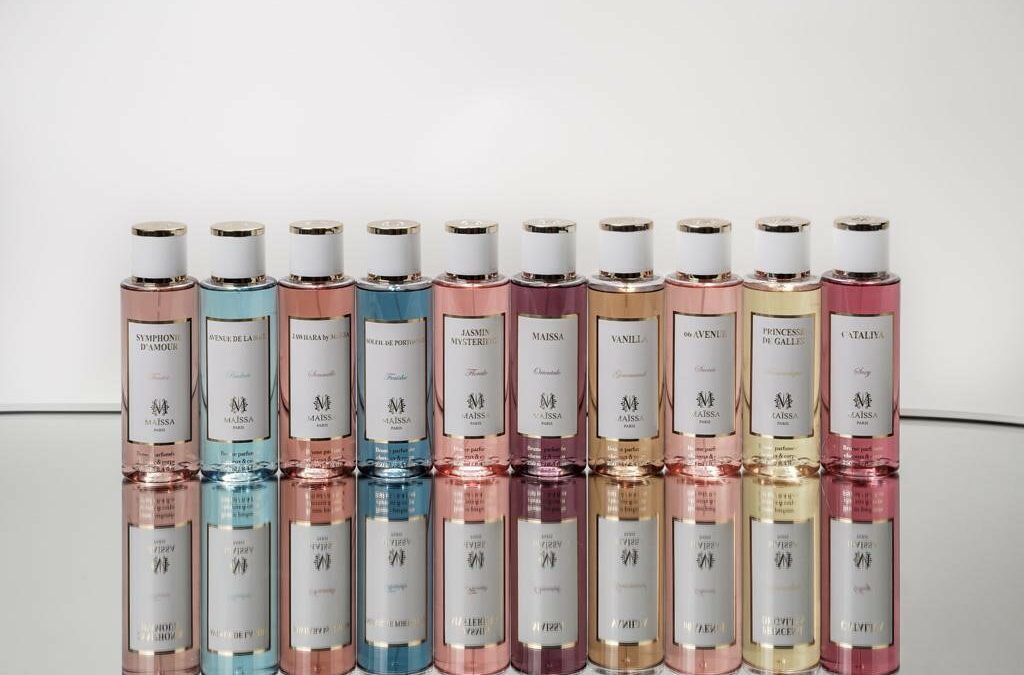 10 labels for perfumed mists from Maïssa