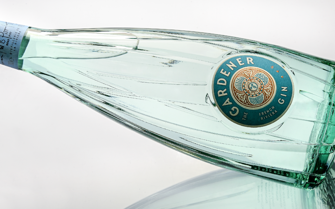 The label of Gin Gardener, an exceptional project